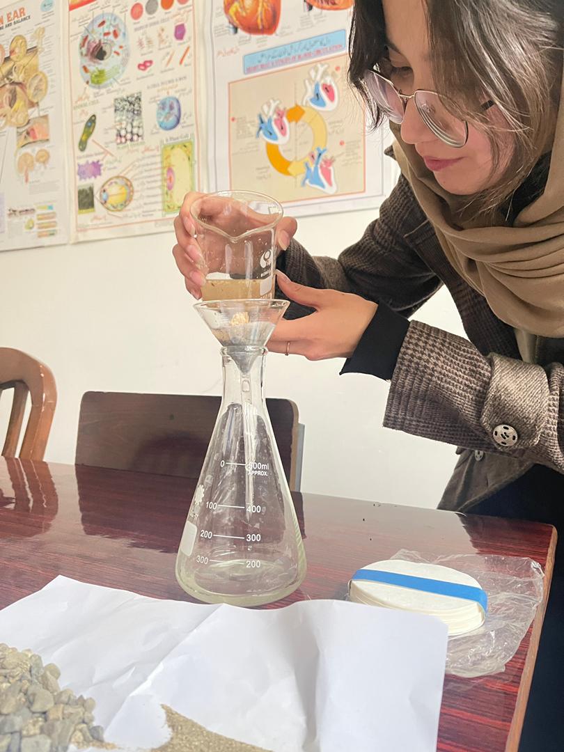 Science lab experiment